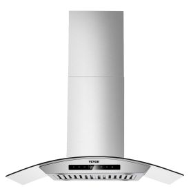 VEVOR 36" Wall Mount Range Hood Ceiling Mount Vent 800CFM Gesture & Touch Control