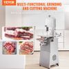 VEVOR Commercial Electric Meat Bandsaw, 850W Stainless Steel Vertical Bone Sawing Machine, Workbeach 23.6" x 18.3", 0.16-9.1 Inch Cutting Thickness