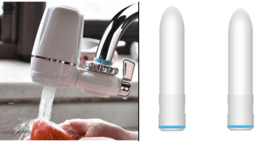 Faucet Water Purifier Kitchen Tap Water Filter Household Water Purifier (Option: 1 Faucet with 2cores)